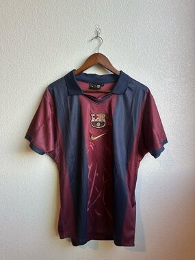 FC Barcelona X Cactus Jack Travis Scott Soccer Jersey - Size S